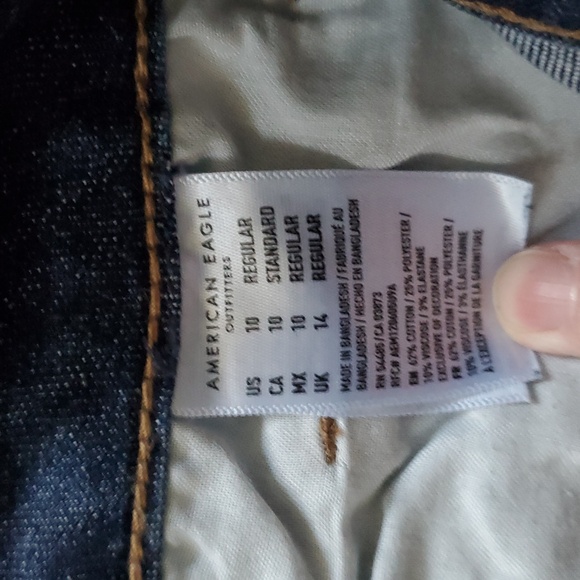 American Eagle Outfitters Women's Skinny Kick Jeans size 10 regular - Picture 5 of 6